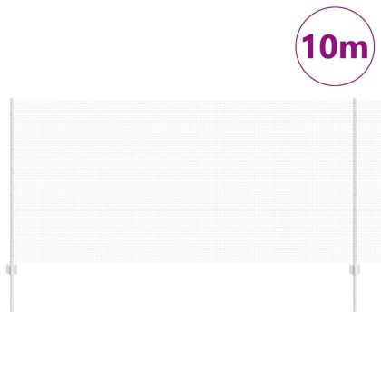 Ограда с пост Сребрист 1,2 x 10 m Стомана