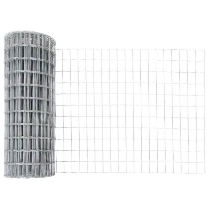 Ограда с пост Сребрист 1 x 25 m Стомана