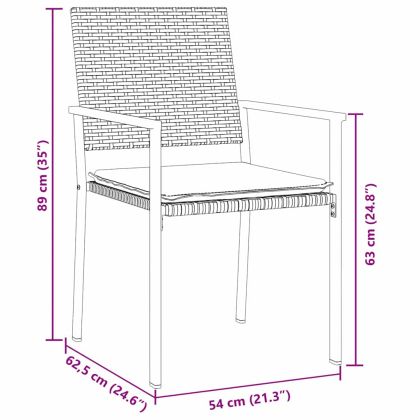 Комплект за хранене в градината 5 pcs Черен и Светло Сив
