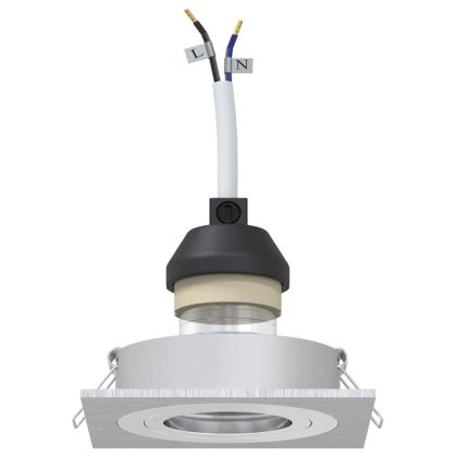 Прожектор 12 pcs Сребрист 9 x 9 x 2 см Алуминий