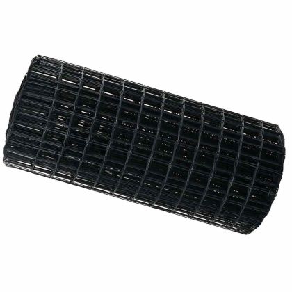Европейска ограда Сив 0,6 x 25 м Желязо с PVC покритие