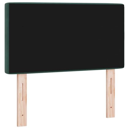 Облегалка за глава Тъмен зелен 80 cm Кадифе