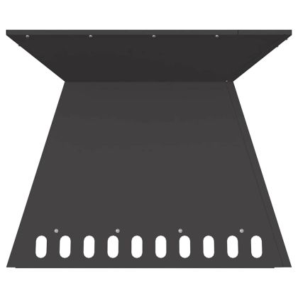 Огнище Черно 60 x 60 x 50 см Стомана