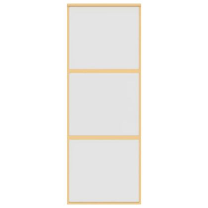 Плъзгаща се врата 76x205 см матирано ESG стъкло и алуминий