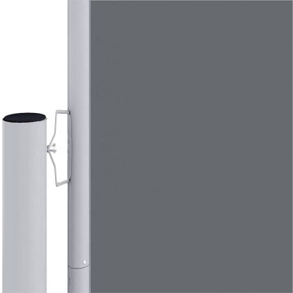 Прибираща се странична тента, антрацит, 117x1200 см