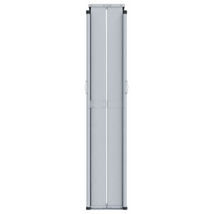 Прибираща се странична тента, черна, 180x12000 см