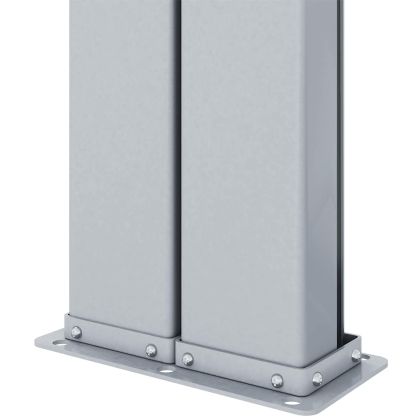 Прибираща се странична тента, кремава, 180x1200 см