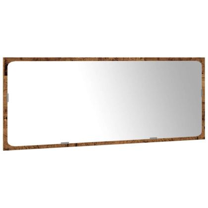 Комплект мебели за баня от 3 части старо дърво инженерно дърво