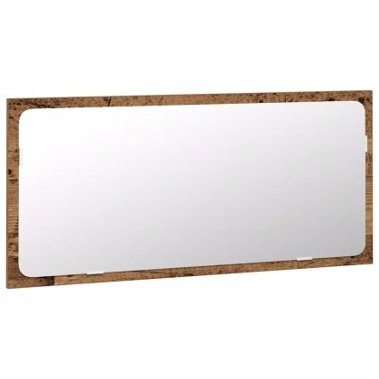 Комплект мебели за баня от 3 части старо дърво инженерно дърво