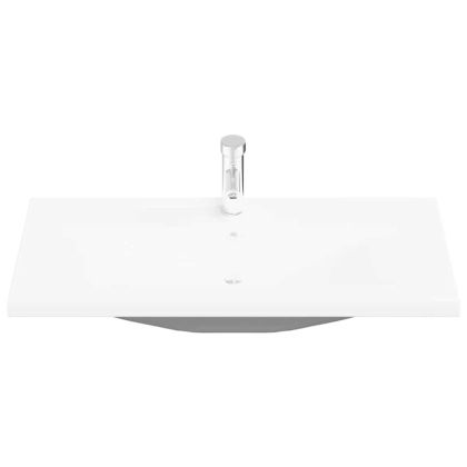 Шкаф за мивка в баня Черния дъб 80 х 39 х 62 см Инженерно дърво