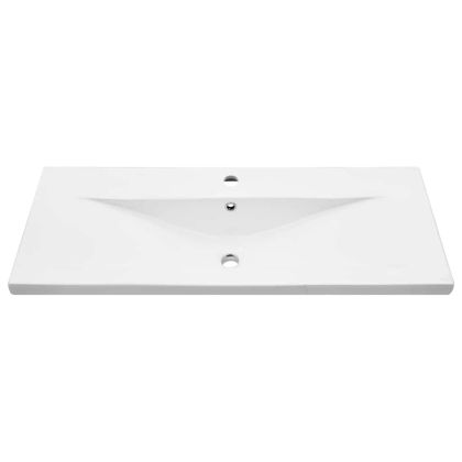 Шкаф за мивка в баня със съхранение Черния дъб 100 x 39 x 62 см