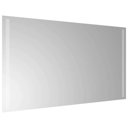 LED огледало за баня, 90x50 см