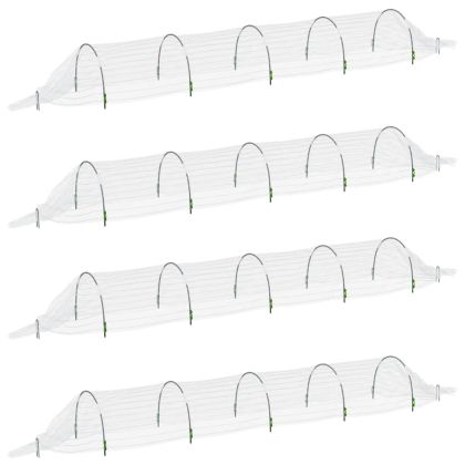 Мрежести тунели 4 бр 1,5x5 м фибростъкло и PP