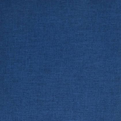 Въртящ се офис стол, син, текстил