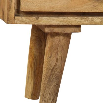 Шкаф, мангово дърво масив, 90x30x69 см