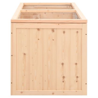 Клетка за хамстери 104x52x54 см, масивна дървесина, ела