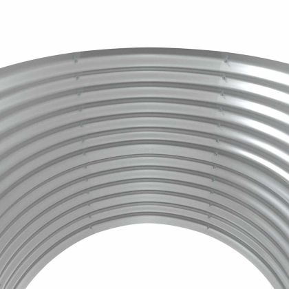 Градинска повдигната леха поцинкована стомана сребрист