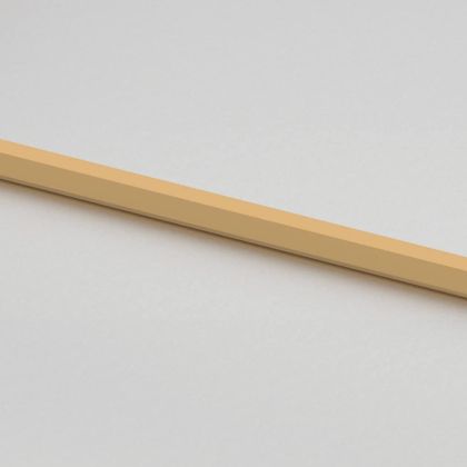 Интериорна врата златиста 76x201,5 см закалено стъкло алуминий