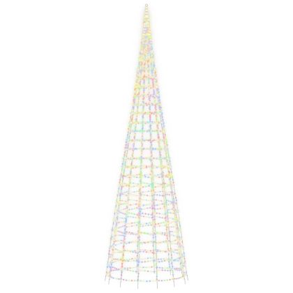 LED коледна елха 3000 LED цветни 800 см