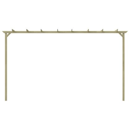 Градинска пергола, импрегниран бор, 360x200x60 см