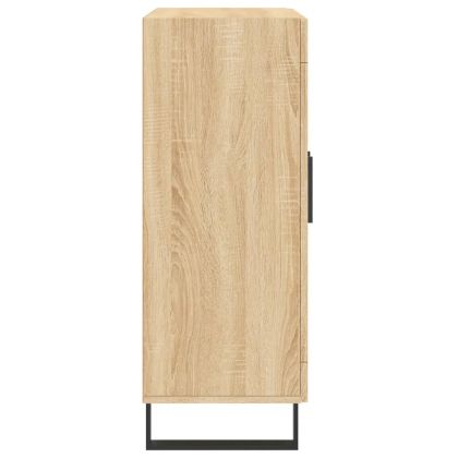 Сайдборд, дъб сонома, 69,5x34x90 см, инженерно дърво