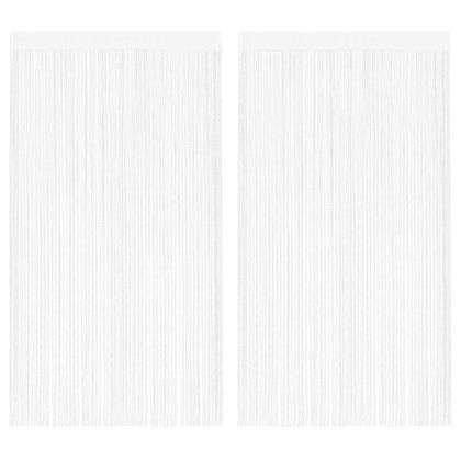 Пердета ресни, 2 бр, 100x250 см, бели