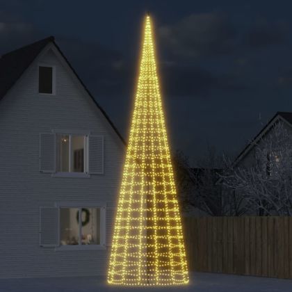 LED коледна елха 3000 LED топло бяло 800 см