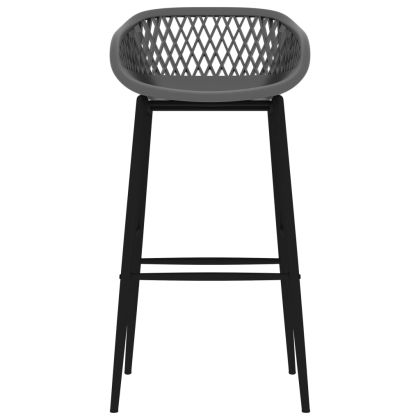 Бар столове, 2 бр, сиви