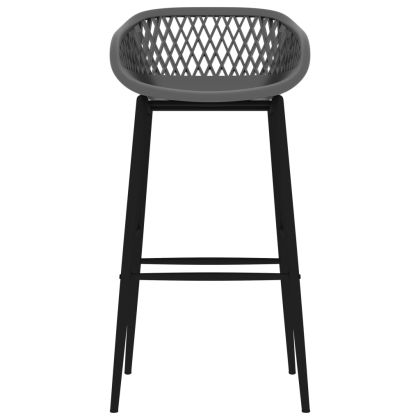 Бар комплект от 7 части, бяло и сиво