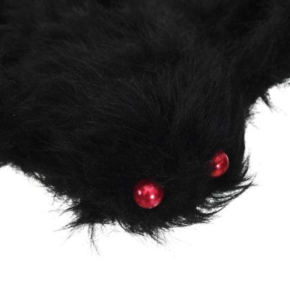 Декорация с паяк за Хелоуин 6 pcs Черно 75 cm