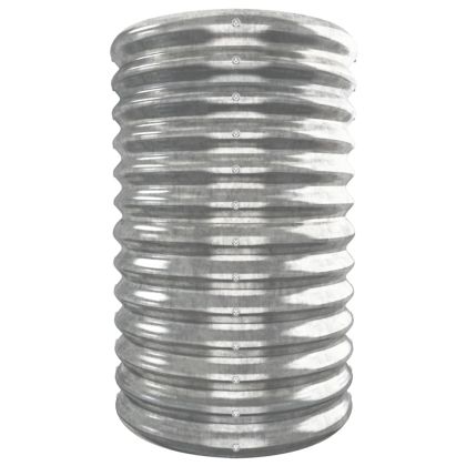 Градинска повдигната леха поцинкована стомана сребрист