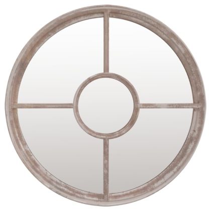 Огледало пясъчно 40x4 см желязо кръгло за употреба на закрито