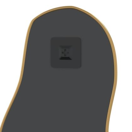 Стенно огледало злато 80x35 см