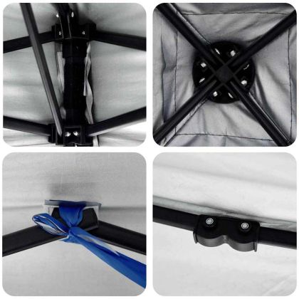 Шатър Синьо 243 x 243 x 251 см текстил