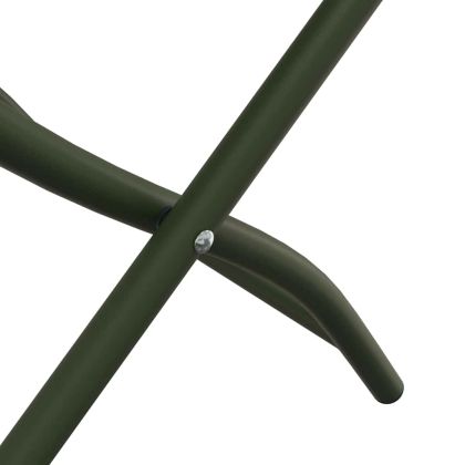 Сгъваем градински стол 2 pcs Зелен 42 x 52 x 82 см