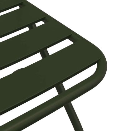 Сгъваем градински стол 2 pcs Зелен 42 x 52 x 82 см