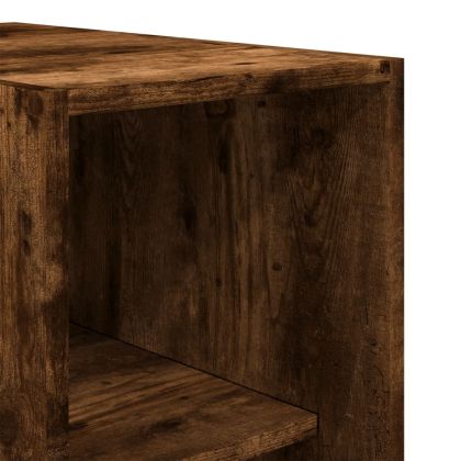 Гардероб, опушен дъб, 30x50x200 см, инженерно дърво