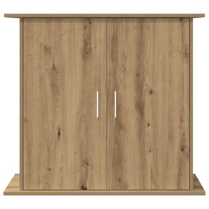 Стойка за аквариум, дъб, 81x36x73 см, инженерно дърво