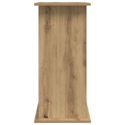 Стойка за аквариум, дъб, 81x36x73 см, инженерно дърво