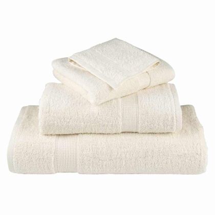 Хавлия за гости SOLUND 4 pcs Крем 15 x 21 cm 550 gsm