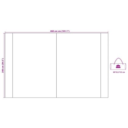 Водонепропусклива шатра с покрив