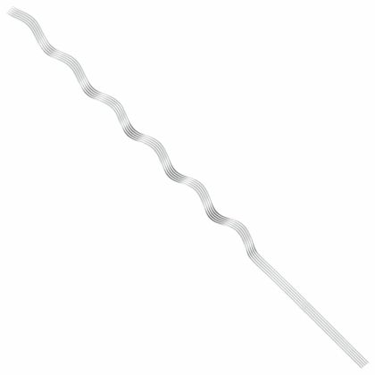 Подкрепа за растение 5 pcs Сребрист 150 x 0,6 x 0,6 см Стомана