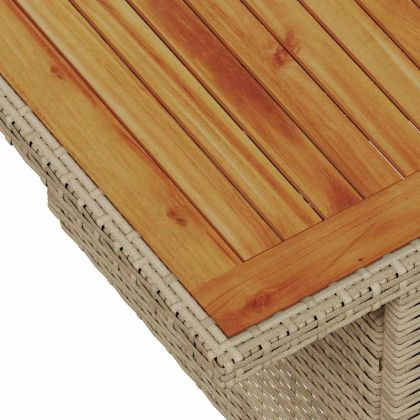 Градински Софа Комплект с възглавница 9 pcs бежово и светлосиво