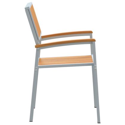 Сгъваем Стол 4 pcs Кафяво 56 х 57 х 87 см