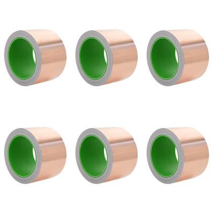 Медна лента за защита от охлюви 6 pcs Мед 70 мм x 20 м Мед