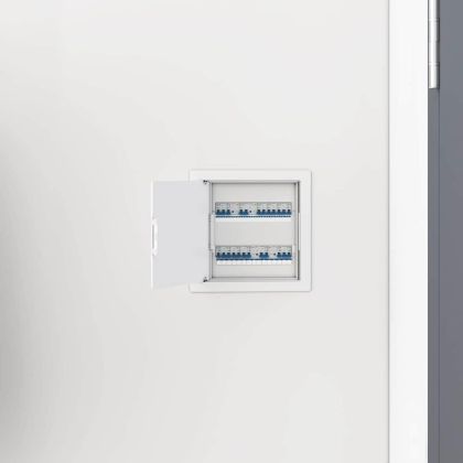 Панели за достъп 2 бр. Бяло 15 x 15 см ABS пластмаса