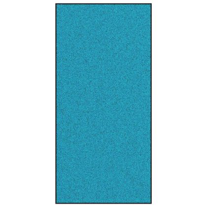 Мат за врата Друг Циан и Черен 120 x 250 cm Полиамид и PVC