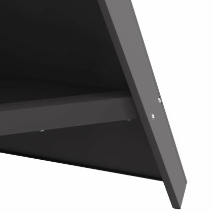 Огнище Черно 58 x 40 x 100 см Стомана