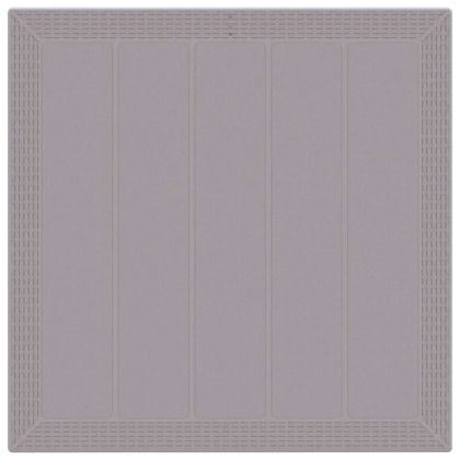 Комплект за хранене в градината 3 pcs Светлосиво Полипропилен