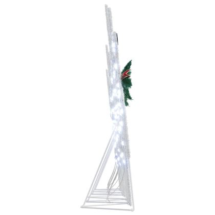 LED елени 6 pcs Бяло текстил